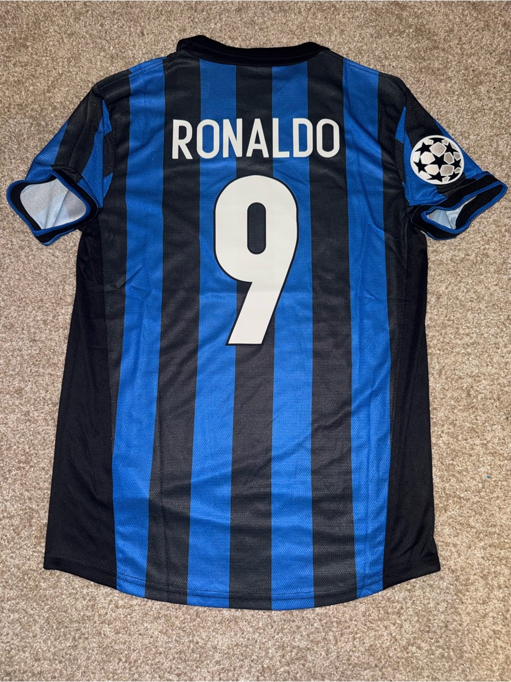 Nike Inter Milan 1998/1999 Ronaldo #9 Men’s Home Soccer Retro Jersey 🆕